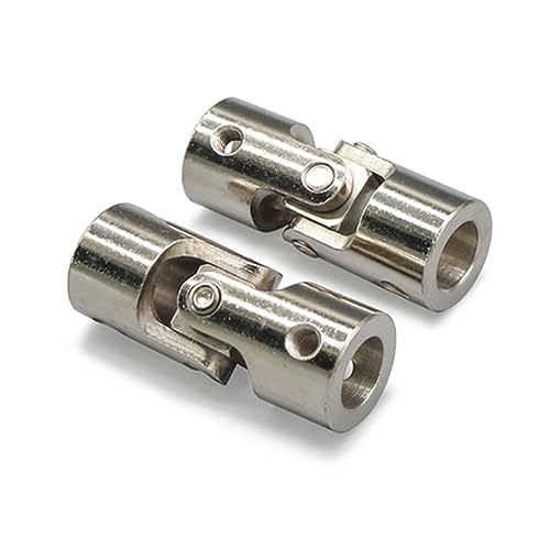 Metall-Kreuzgelenkkupplung, Getriebewelle, Lenkgetriebe, Rc-Boot, Auto, Wellenkupplung, Motorstecker, 1 Stück, 10–12/12–12 mm (Size : 12mm-12mm)