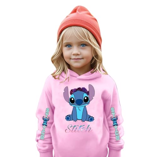 Pullover Kinder Junge Mädchen Cartoon Grafik Hoodie Langarm Lustig Hoody Sweatshirt Unisex Kapuzenpullover für 2-14 Jahre