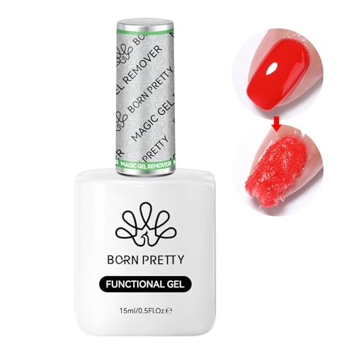 Born Pretty U V Nagellackentferner Shellac Remover 15ml - Shellac Entferner U V Lack Entferner Gelnägel Gellack Entferner Schadet Dem Nagel Nicht Nail Polish Magic Remover Einfach und Schnell Entfernt