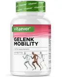 Gelenk Mobility Tabletten - Hochdosiert mit 7 aktiven Inhaltsstoffe: Glucosamine + Chondrotin + MSM + Hyaluronsäure + Kollagen + Vitamin C + Schwarzer Pfeffer Extrakt - 120 Stück