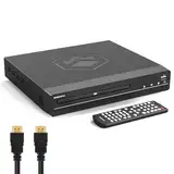 Region Free DVD Player HDMI für Fernseher | Mini DVD Player für TV | DVD-CD Spieler | DVD-Player für Fernseher mit HDMI | DVD Spieler | HDMI Kabel, RCA & Fernsteuerung Inklusive | OAKCASTLE DVD100