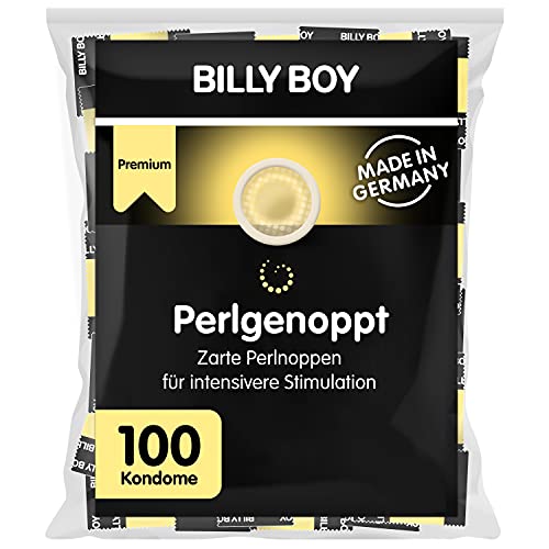 Billy Boy Perlgenoppt Kondome mit Zarten Perlnoppen, 100 Stück