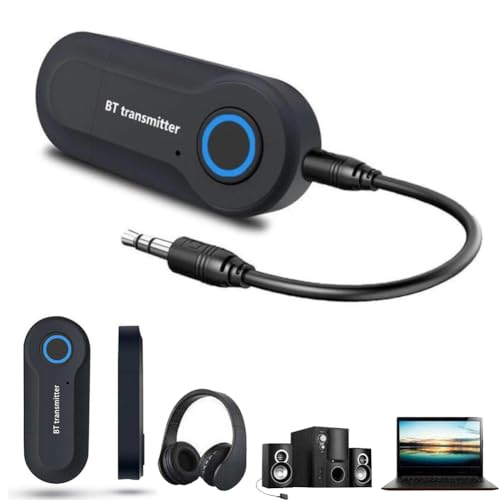 Bluetooth Transmitter, Wireless Portable Stereo USB Transmitter, Bluetooth 4.0 Transmitter Receiver TV PC Speaker Music Audio Adapter Headphones Devices Car Audio Device for The Stereo