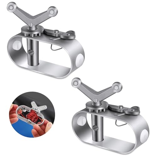 Spannschloss für Seil Poolabdeckung, 2 Stück Seilspanner Poolplane,Drahtspannseil für Poolplanen,Aluminiumlegierung Spannschlösser,Panndraht Drahtspanner für Winter Pool Zubehör,Poolplanen Befestigung