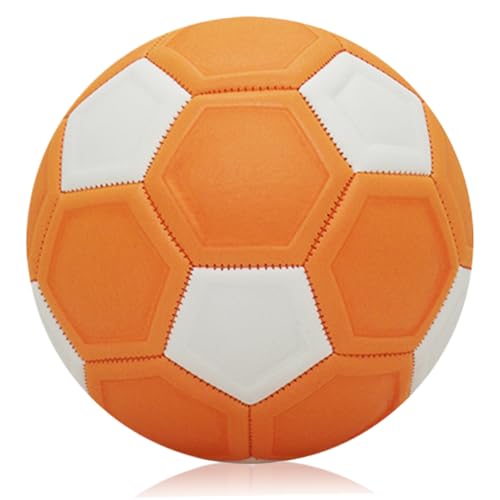 CAKEEYUM Kurve Ball Größe 5, 8 Zoll SWEVE Ball, Safe Elastic Eva Curve Soccer Ball mit speziellen Panels, tragbarer für Kinder und Erwachsene Geschenke