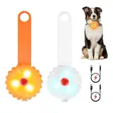 AHJ Blinklicht Schulranzen Kinder, Sicherheits LED Blinklicht für Hunde - Katzen, USB-C Wiederaufladbar LED Licht Leuchthalsband Hund, licht für Jogger - Walker - Fahrradfahrer, Hundelicht