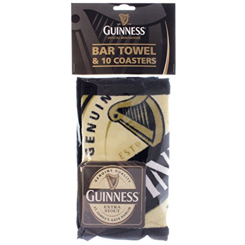 Guinness Bar Handtuch Und 10 Bierdeckel (sg)