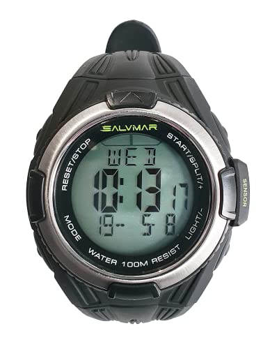 SALVIMAR Unisex – Erwachsene One Plus Tiefenmesser-Uhr, Schwarz, Einheitsgröße