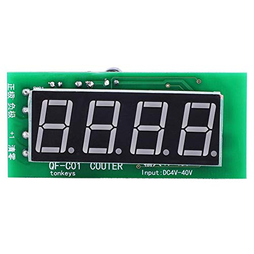 DC4-40V QF-C04 Zählermodul, 4-stellige Digitalanzeige, 0-9999 Zählbereich mit Speicherfunktion