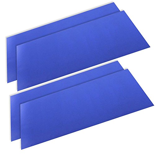 SPARES2GO Defrost Kühlschrank Gefrierschrank Matte Durable Anti-Frost-Liner (50 cm x 25 cm, Packung mit 4)