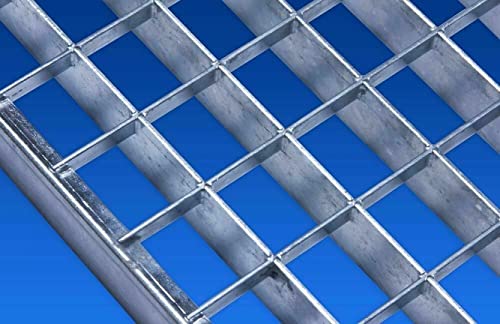 SPH Gitterrost verzinkt 600x600mm 590x590mm Maschenweite 30x30mm Gesamthöhe 40mm