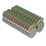 Magnetpro 50 Stück Selbstklebende Magnete 8x1mm Mini Klebemagnete Paarweise Magnetisiert für Bildung, Forschung, Beruf, Gewerbe, Präsentation und Industrie