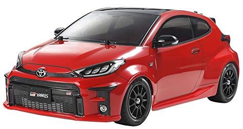 TAMIYA 1:10 RC Toyota G.R. Yaris (M05), ferngesteuertes Auto, RC Fahrzeug, Modellbau, Bausatz zum Zusammenbauen, Bausatzmodell