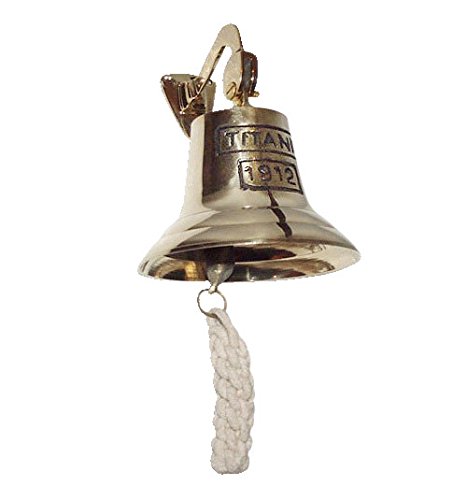 zeitzone Schiffsglocke Titanic 1912 Messing Glocke Nostalgie Maritim 9 cm