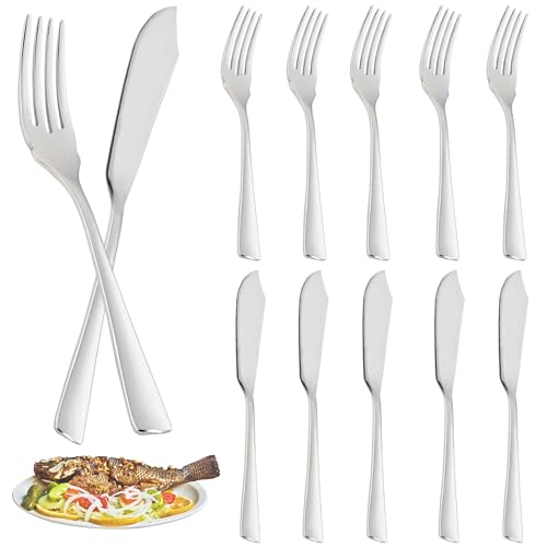 Fischbesteck edelstahl spiegelpolieren 12 Stück fischbesteck 6 personen fisch besteck fisch set fischbesteck set fisch besteck set fischbestecke