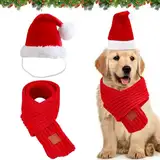 Weihnachtsmütze Hund Klein,Katzen Hunde Weihnachtskostüm,Hunde Weihnachten Schal,Weihnachtsmütze Für Hunde,Weihnachtsmütze Für Katze,Katze Weihnachten Kostüm,Haustier Kleidung Weihnachtsmütze