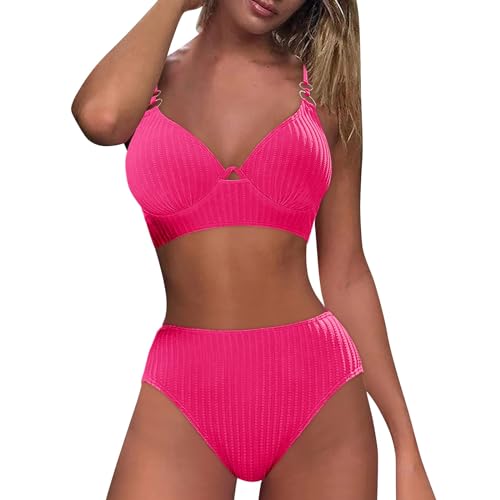 Golatcr Damen Cross Back Badeanzüge Pard Twist Front Bademode Kordelzug Side Bikini Sets WeißEr Bikini Bade Damen Bikini Set Sport Bikini Damen Set Mit BüGel BH