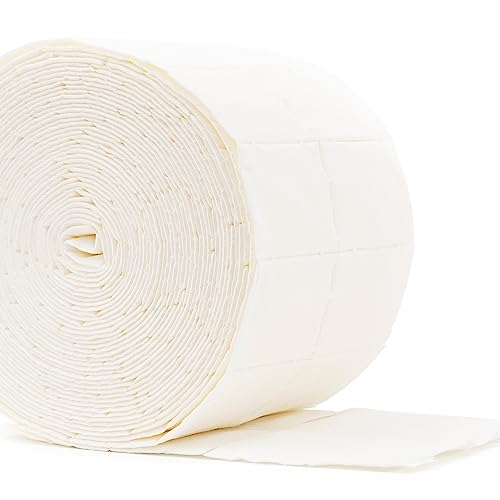 LALILL Zelletten Pad Fusselfrei 500 Stück – Zelettenrolle für Gelnägel 8-lagig – Nail Cleaner, Remover, Hybridnägel, Gellack, Nageldesign & Manikür