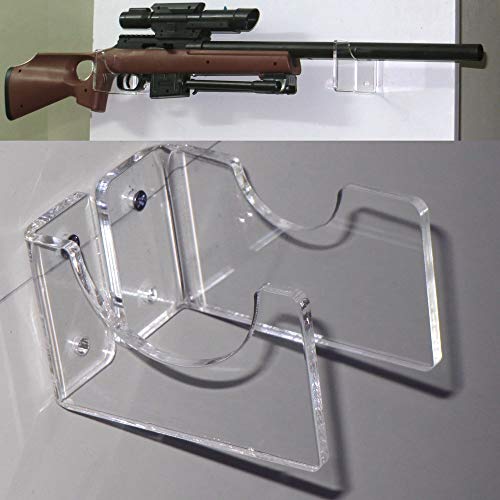 XFC-QJIA, Acryl Gewehrhalter/Muskete Halterungen/Gewehr Wandmontage Display/Gun Waffe/Kampf Stickhalter/Paar