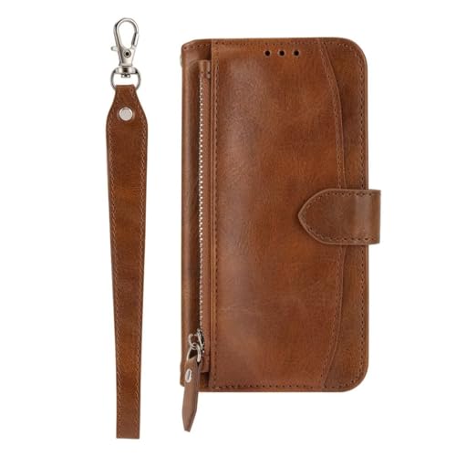 Beddouuk Handykette Hülle mit Band Für Samsung Galaxy S23,Leder Case und Wallet Klapphülle Stylische Handytasche zum Umhängen Cover Case für Samsung Galaxy S23 Braun