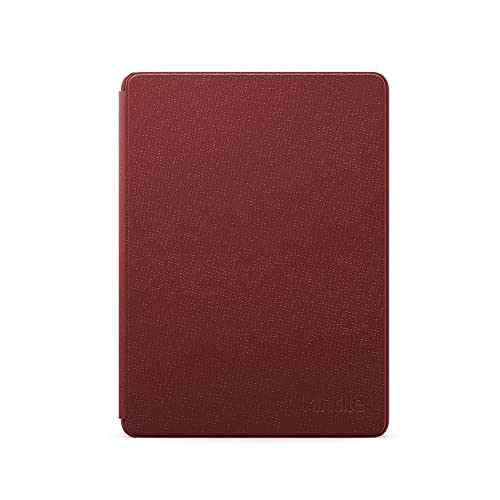 Amazon Kindle Paperwhite-Lederhülle | schlankes, leichtes Design | Geeignet für die 11. Generation (2021), Merlot