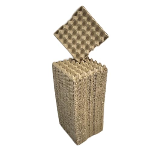 Eierlagen, Eierhöcker, Eierverpackung, Eierkartons, 30er, grau, Recycling, S-L (100)