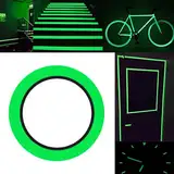 Gebildet Leuchtendes Band, Selbstklebendem Band, Warnband, Luminous Tape, Glow In The Dark, Wasserdicht, Abnehmbar, Langlebig, Tragbar, Stabil, Sicherheit / 1cm * 10m, 1Stück