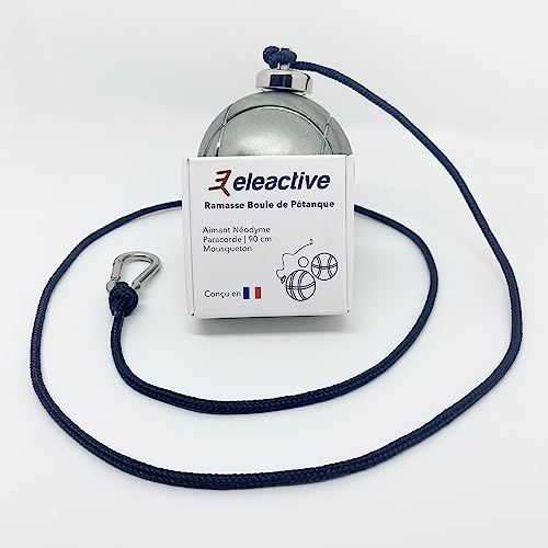 Eleactive Magnetisches Pétanque Ball Pickup Zubehör für Amateure und Wettkampf Ultrastarker Neodym-Magnet