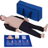 Reanimationspuppe Erwachsene Erste Hilfe Trainingspuppe CPR Übungspuppe Manikins Medizinische Puppe für Erste-Hilfe-Schulungen, Patientenaufklärung und Unterricht (Erwachsene)