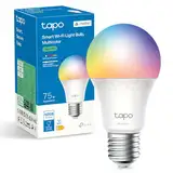 Tapo TP-Link L535E alexa lampe E27, Matter zertifiziert, 1055 Lumen, Mehrfarbrige dimmbare smarte WLAN Glühbirne, Kompatibel mit Alexa, Siri oder Google Assistant, Zeitplan und Timer