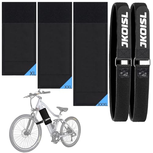 Fahrrad Rahmenschutz 25 30 35CM+ Ebike Gurt 85CM, JKOISL Fahrrad Transportschutz Zubehör für Mountainbikes, E-Bikes, Carbon Frame Protector für Transport und Aufbewahrung