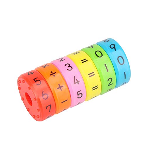 OOCOME Magnetisches arithmetisches Lernspielzeug Mathe-Spiele Mathematische Ressourcen Kinder Zahlenspiele Nummernblöcke Magnetspielzeug für Kinder Kindergeschenke