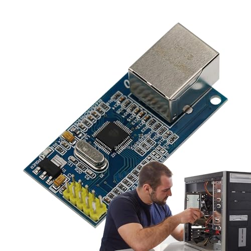 Netzwerkmodul,Ethernet-Netzwerkmodul - Ethernet-Netzwerkmodul-Hardware - Mikrocontroller-Ethernet-Netzwerk, Hochleistungs-Mikrocontroller-Programm für Profis