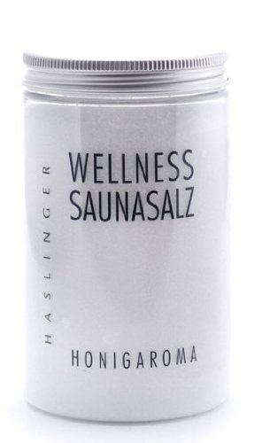 Lashuma Wellness Sauna Salz Honigaroma, Peelingsalz für die Sauna, 450 g