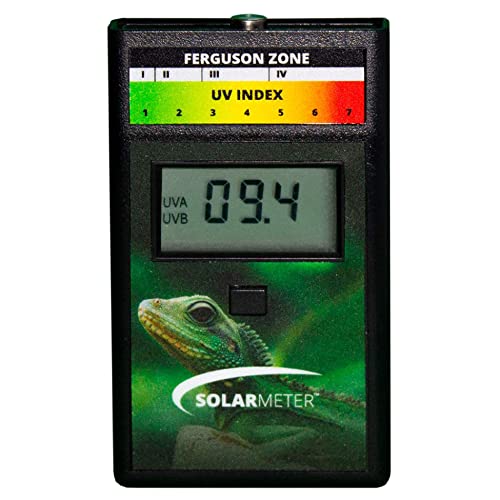 Solarmeter UV-Index-Messgerät für Reptilien, Modell 6.5R, ABS-Polymer, schwarz