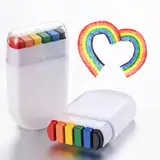 Creamify Regenbogenstifte 2 Stück, Pride Face Paint, LGBTQ Regenbogen Schminke, Gay Regenbogen Stift, Regenbogen Deko, Regenbogen Flag für Regenbogen Party, Paraden, Monat des Stolzes