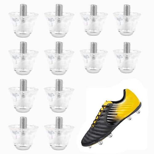 Rumgug 12er Set Fußballstollen Mit Standardgewinde, Conical Und TPU Studs Für Fußballschuhe (5 MM, Baby, Einheitsgröße, Alphanumerisch, EU Schuhgrößensystem, M)