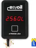 esyoil e-Peilstab: Digitale Füllstandsanzeige für Heizöltank/Öltank | Anzeige in Liter, Zentimeter und Prozent | einfache Montage | kein WLAN erforderlich
