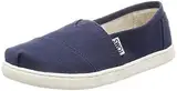 TOMS Unisex Kinder Alpargata Core Flache Slipper, Marineblau, 38 EU