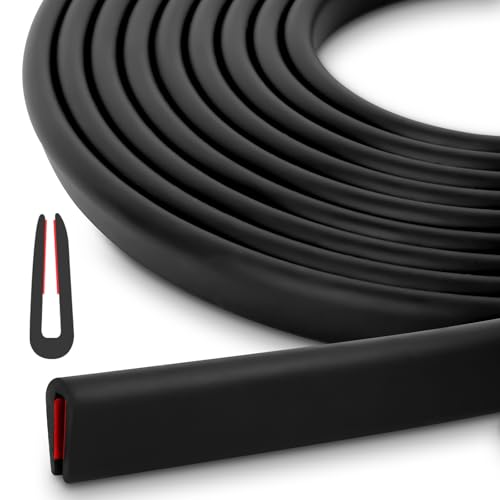 Kantenschutz Selbstklebend Blech 3 Meter, Gummidichtung Selbstklebend, Kantenschutzprofil aus EPDM gummi Türkantenschutz auto für Autotüren Türen Fenster Metallplatten Glasplatten holz (1.6mm)