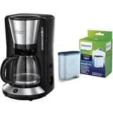 Russell Hobbs Kaffeemaschine [Brausekopf für optimale Extraktion&Aroma] Adventure & Philips AquaClean Kalk- und Wasserfilter für Espressomaschine, Kein Entkalken bis 5000 Tassen, Einzelpack