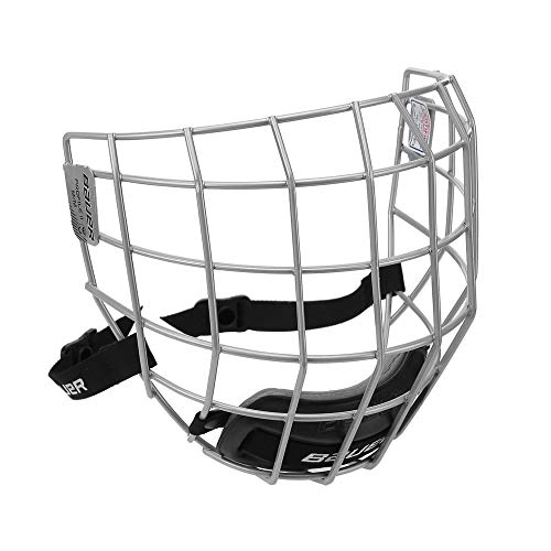 BAUER Facemask PROFILE II Visier, Größe:L;Farbe:Silber