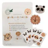 pieksmichnicht Pflanzliche Anti-Mücken-Aufkleber für Babys und Kinder mit Tiermotiven Mückenschutz Insektenschutz Mückensticker Patches Pflaster DEET frei (Animals)