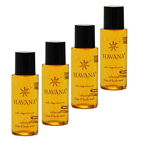 Awek.eu 100 Stück Hotel Shampoo & Duschgel (2in1) Body&Hair 30ml Flasche Havana Serie