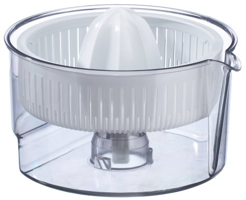 Bosch Zitruspresse MUZ6ZP1, Kunststoff, Siebkorb mit Presskegel und Auffangbehälter 1l, spülmaschinengeeignet, passend für MUM6 Küchenmaschine, Night Green Just Green