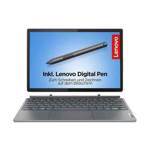 Lenovo IdeaPad Duet 5i 2-in-1 Tablet | 12,4" 2.5K Touch Display | Intel Core i5-1335U | 16GB RAM | 512GB SSD | Intel Iris Xe Grafik | Win11 | QWERTZ | grau | inkl. Lenovo Digital Pen 3