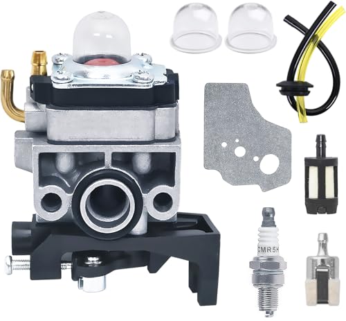 Vergaser für Honda GX25 GX35 HHB25 UMS425E UMK425E UMK435E FG110, JRISBO Motor Ersatzteile Freischneider Zubehör Laubbläser Vergasersatz mit Dichtung, Zündkerze, Benzinfilter
