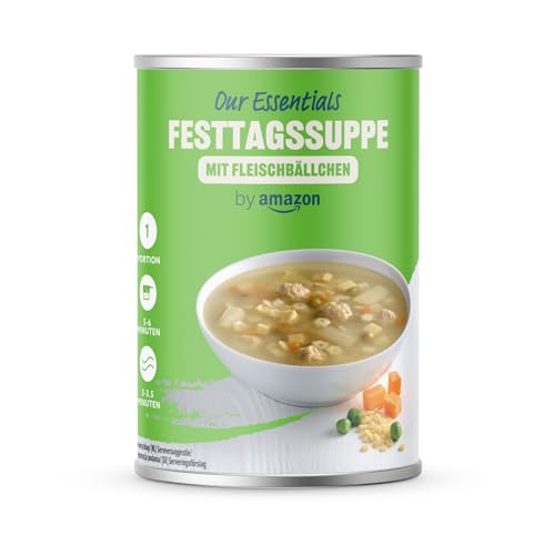 by Amazon Festtagssuppe mit Fleischbällchen, 400g