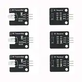 ZkeeShop 3 Sets 38khz IR Receiver IR Transmitter Sensor Module Kit Compatible for Arduino