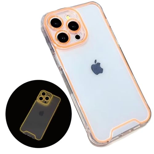 Tivenfezk Nadoli Leuchtend Hülle für iPhone 11 Pro,Fluoreszierend Licht im Dunkeln Weich Silikon Transparent Handyhülle Schutzhülle Klar Cover